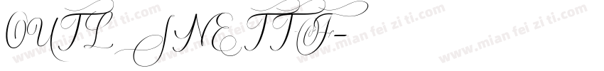 OUTLINE TTF字体转换